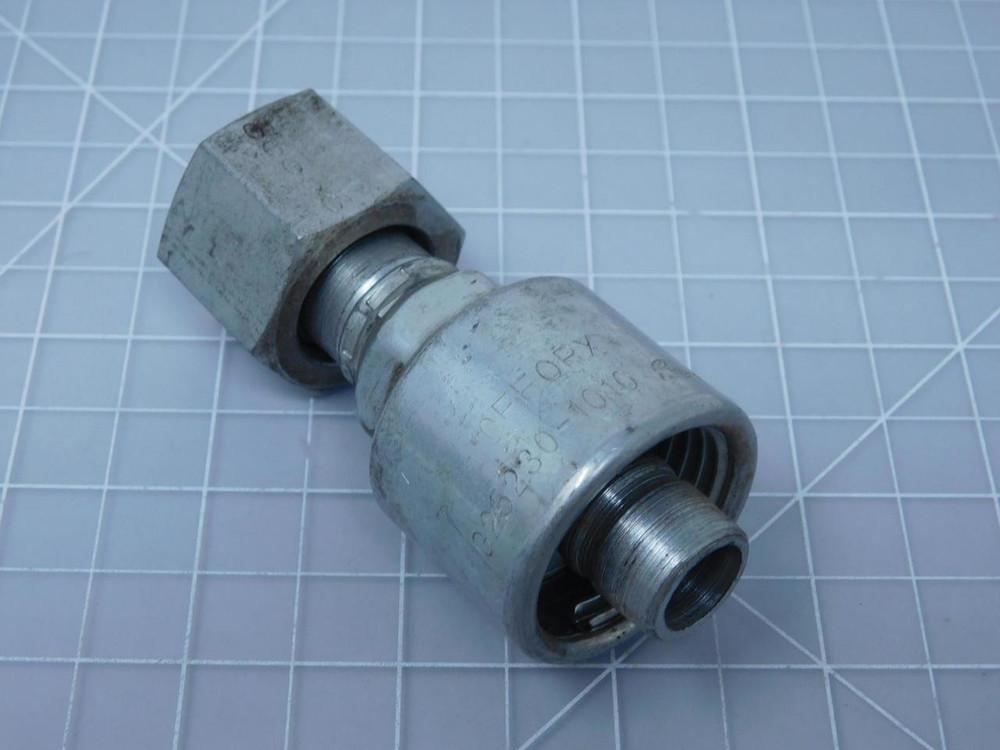 Gates G25230-1010 Hydraulic Hose Fitting 10G-10FFORX T127820 For Sale