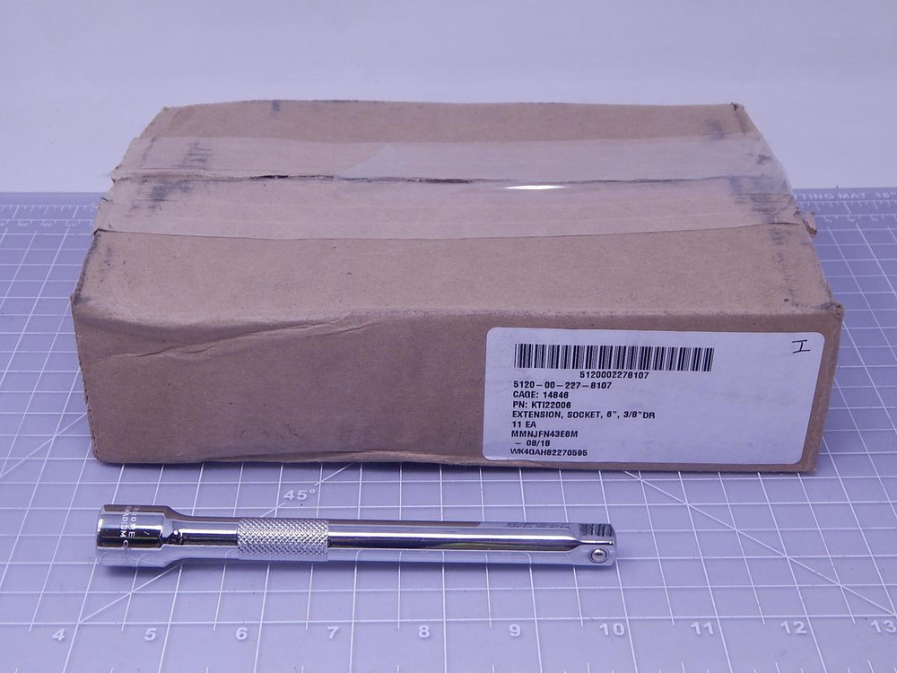 Lot of 11 KTI22006 6 In Socket Extension 3/8 In DR T128857 For Sale