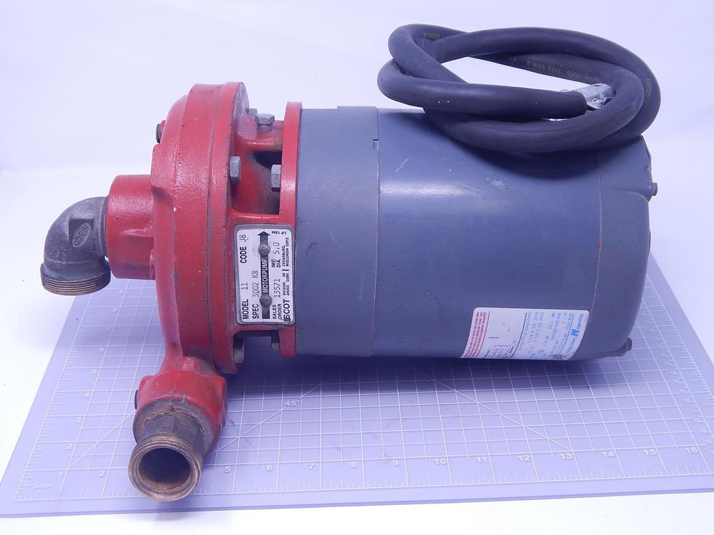MagneTek Century Electric H506 Electric Motor 1.0 HP 200-230/460 V 3450/2850 RPM 3 PH T129529 For Sale