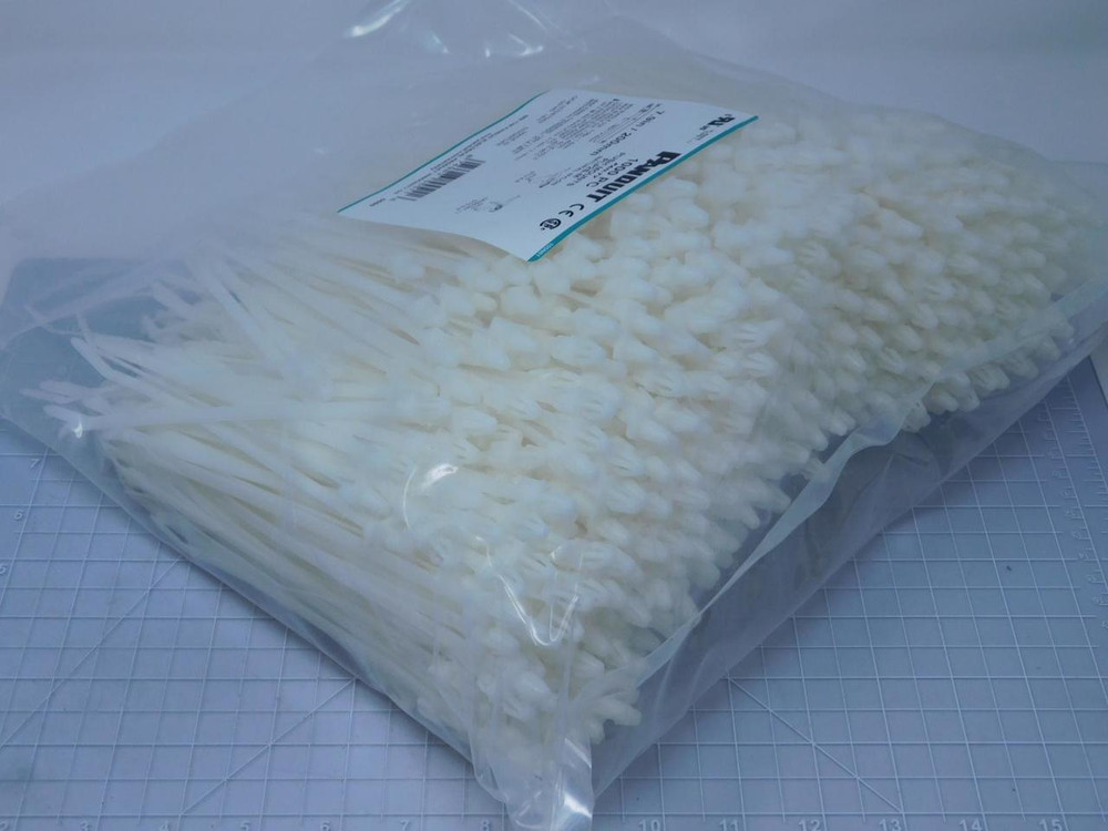 Lot of 1000 Panduit PLP2S-M    7.9 In / 200 mm Push-Mounts Cable Ties For Sale
