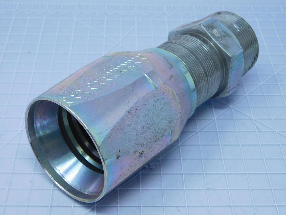 Eaton 4010-24    Swivel Crimpable Hydraulic Hose Fitting 1 7/16 In x 2 11/32 In For Sale