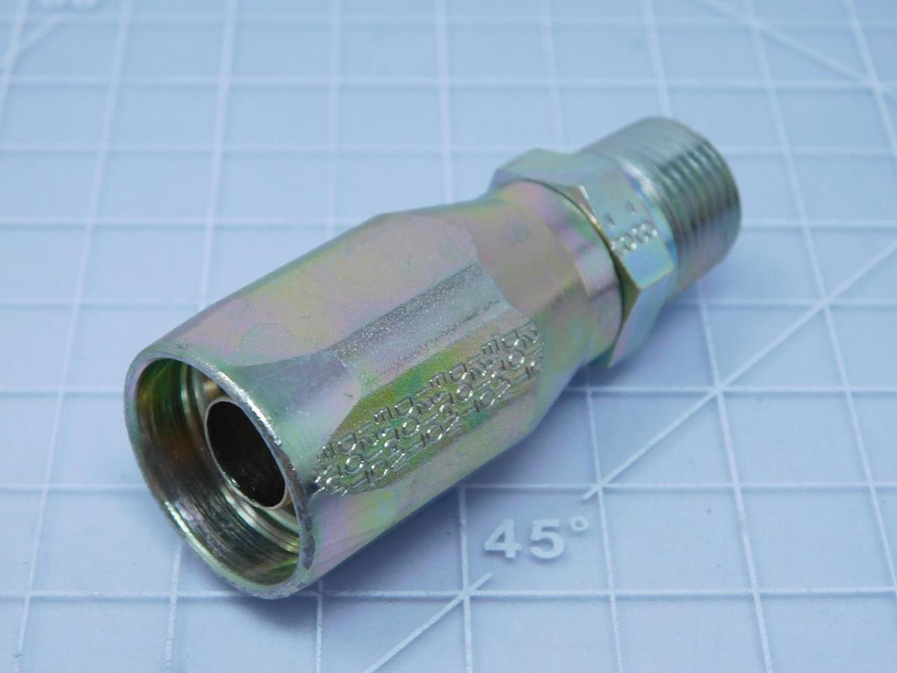 Eaton 1210-8    Male Adapter Straight 13/32" For Sale