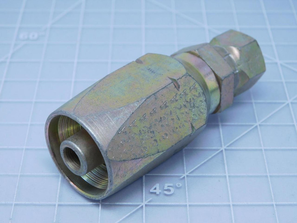 8C2A    Female Straight Swivel Hydraulic Hose Fitting 1/2 In x 1 In For Sale