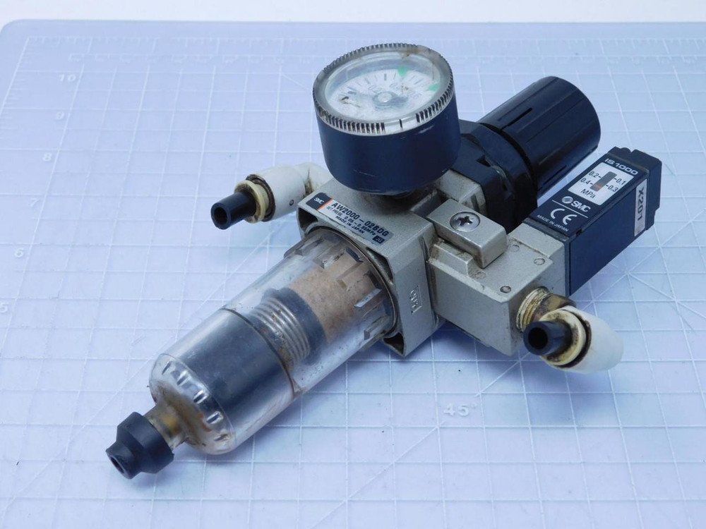 SMC AW2000-02BDG    Pneumatic Filter Regulator T89786 For Sale