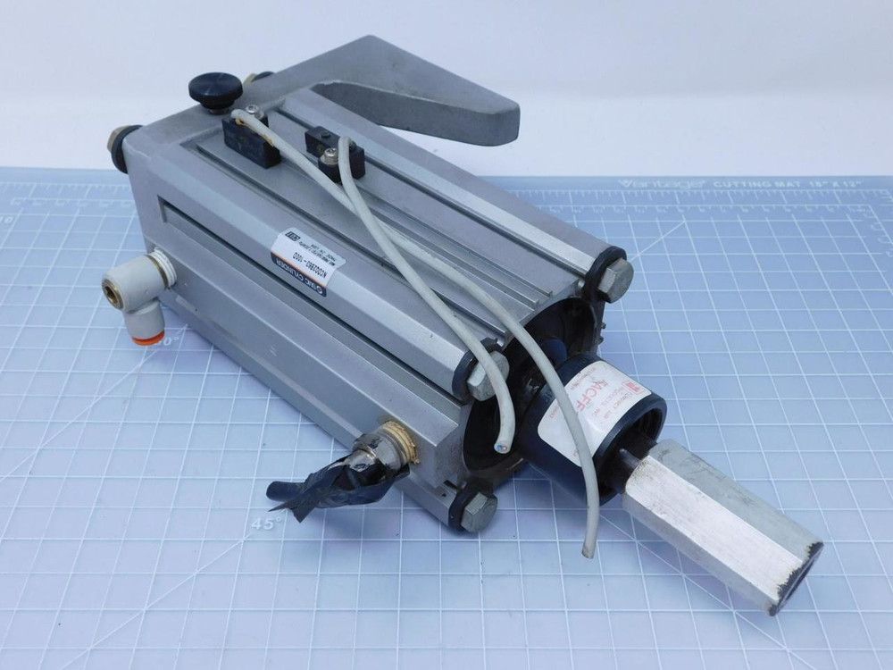 SMC NCDQ2B63-100D    Pneumatic Cylinder w/ Rod End Alignment Coupling For Sale