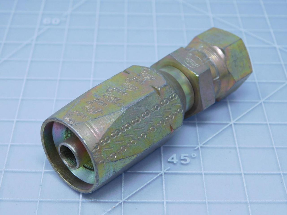 Gates 6C2A    Female Straight Swivel Hydraulic Hose Fitting For Sale