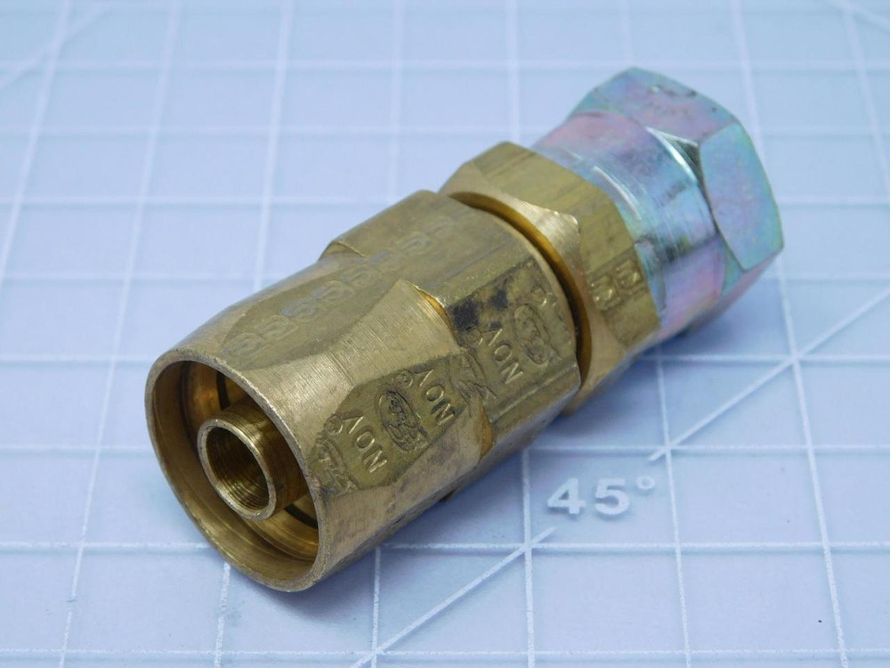 Gates     Female Straight Swivel Hydraulic Hose Fitting 45/64 In x 51/64 In For Sale