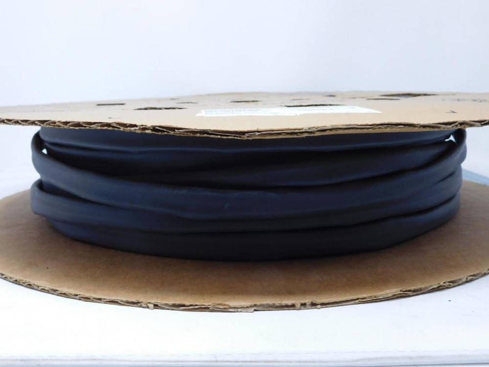 Lot of 75 Ft  Raychem MIL-LT-1/2-0-SP 0615334002   1/2 In Black Thermofit Heat Shrink Tubing For Sale