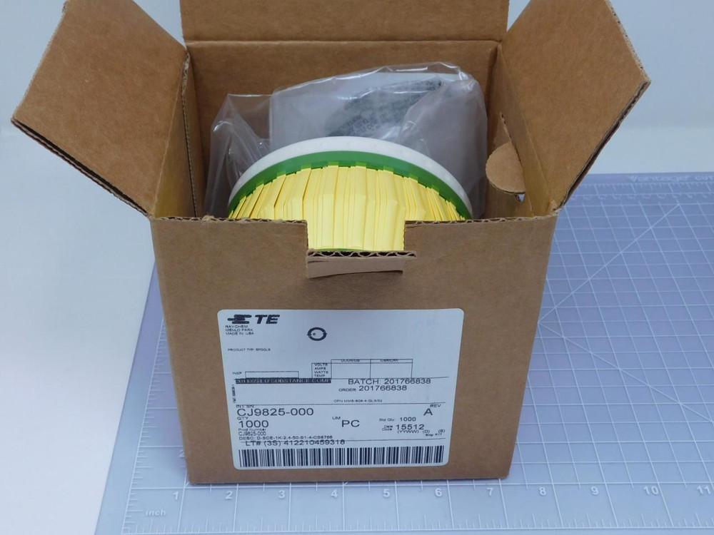 Lot of 1000 TE Connectivity CJ9825-000    Raycehm Heat Shrink Label Wire Identification Roll For Sale