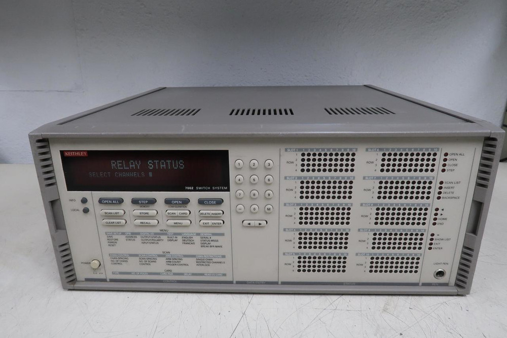 Keithley 7002    Switch System Mainframe For Sale