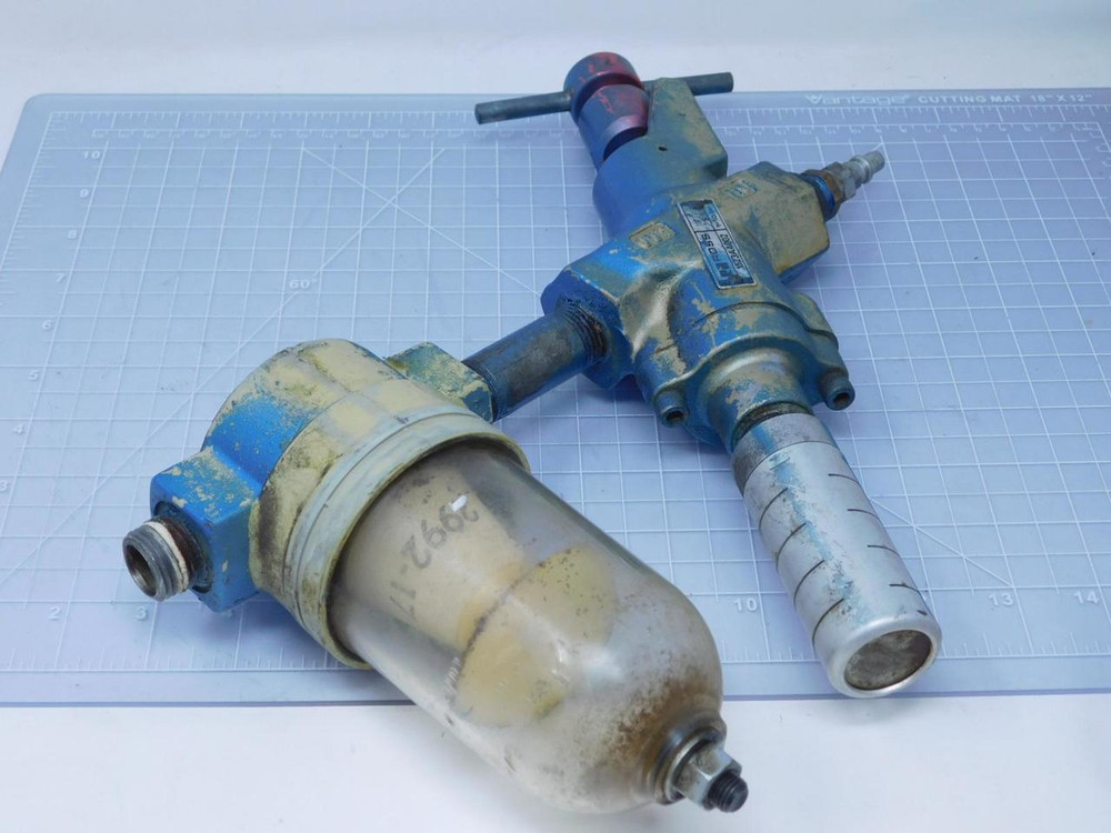 Ross 1523A4002    Pneumatic Valve w/ Norgren F12-400-A3PA Air Filter For Sale