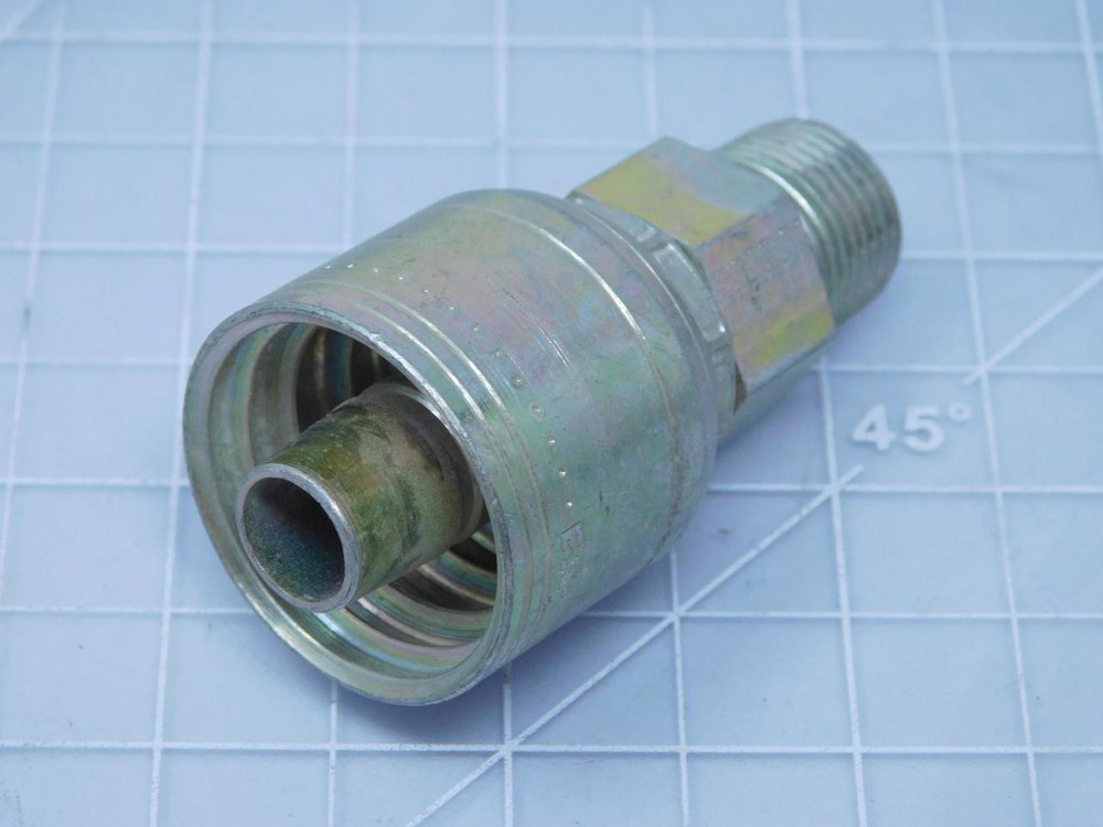 Eaton TTC-8    Male Swivel Hydraulic Hose Fitting 43/64 In x 15/16 In For Sale