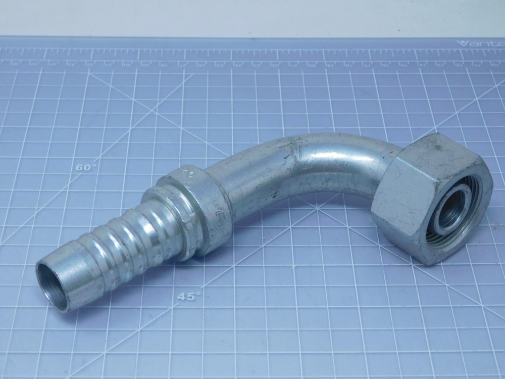 Gates 25FDHORX90    Female Swivel Hydraulic Hose Fitting 1 11/32 In x 1 3/64 In For Sale