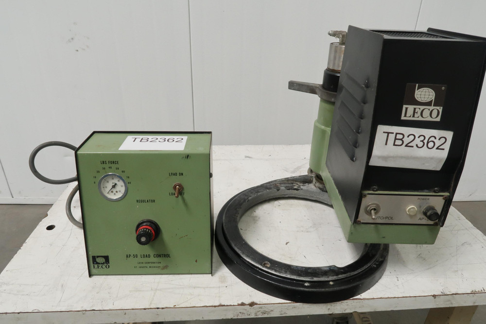 Leco  AP-50    Semi Automatic Polisher Grinder, Power Head & Load Control Box For Sale