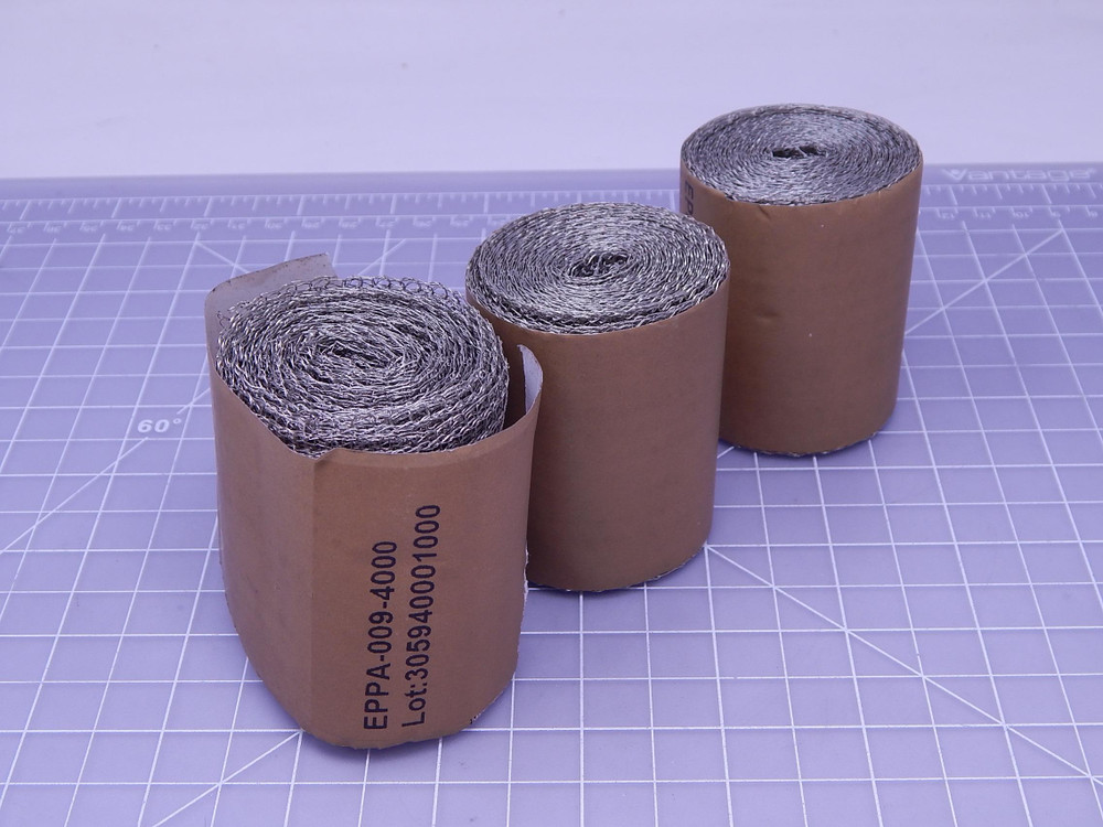 Lot of 3  EPPA-034-K    Rolls of Wire Mesh For Sale