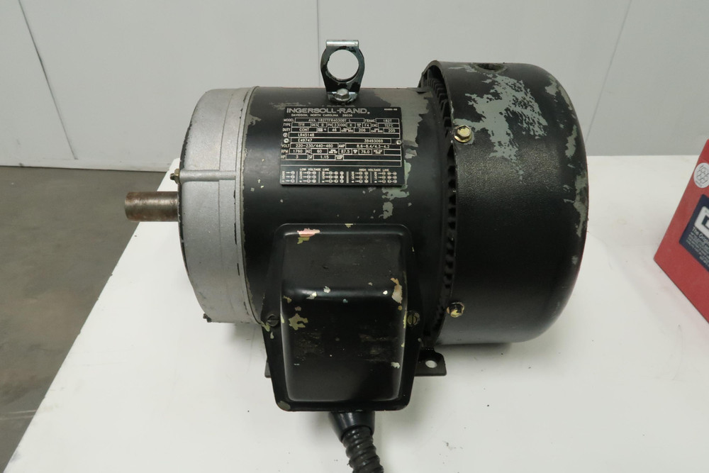 Ingersoll Rand AVA 182TTFR4030BT L    Motor 3 HP 220-230/440-460 V 1760 RPM 8.6-8.4/4.3-4.2 A 182T Fr For Sale