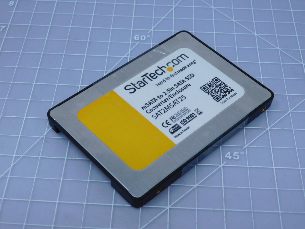 StarTech.Com SAT2MSAT25 SSDMCEAC030B3   mSATA to 2.5 in SATA SSD Converter/Enclosure For Sale