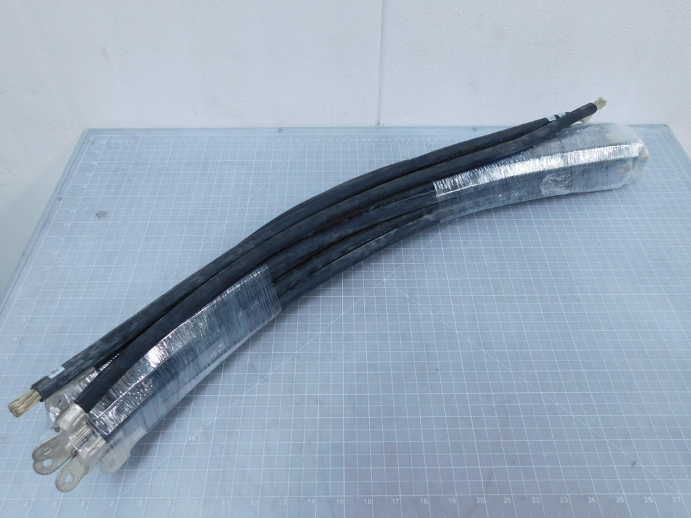 Lot of 23  126-1/0968-0000-00    600 V Black 30 Inch Terminal Connector # 1 X6 For Sale