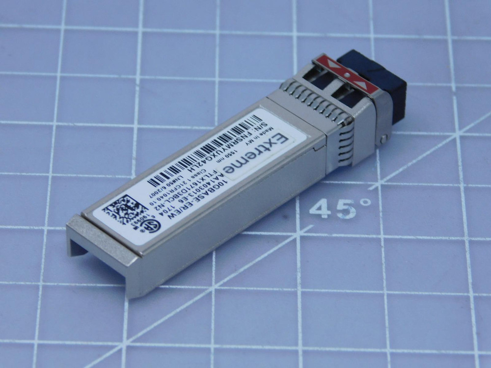 Extreme Networks AA1403013-E6    1-port 10GBASE-ER/EW Small Form Factor Pluggable Plus (SFP+) 10 Gigabit Ethernet For Sale