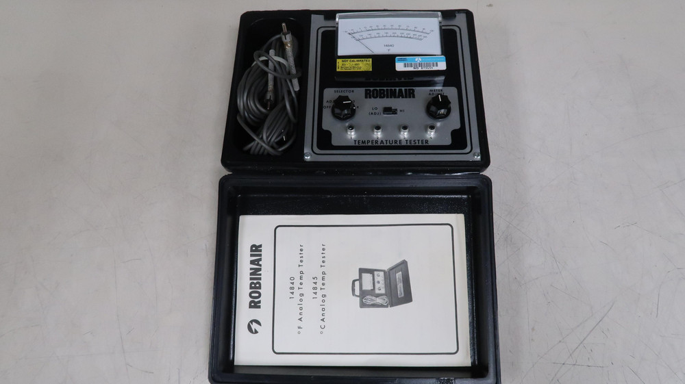 Robinair  14840    Deg F Analog Temperature Tester For Sale