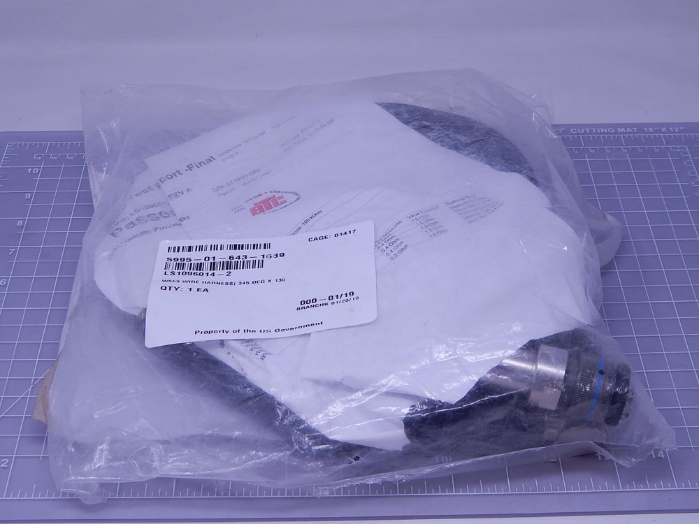 LS1096014-2 5995-01-643-1689   W563 Wire Harness For Sale