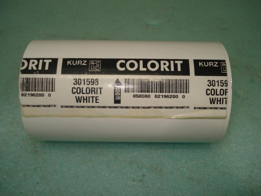 12 KURZ 301598 COLORIT WHITE T7749