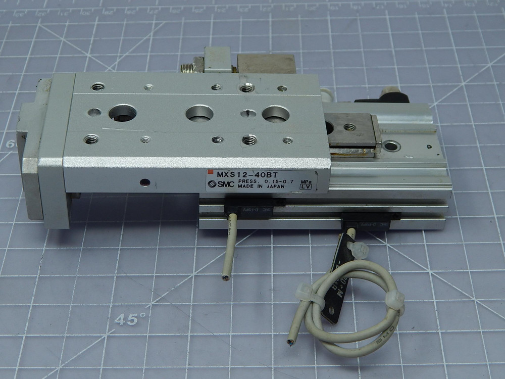 SMC MXS12-40BT    Air Slide Table Double Acting Pneumatic Cylinders For Sale