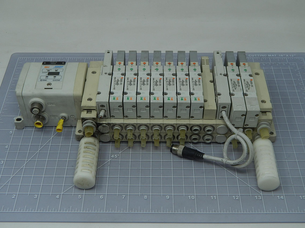 SMC EX250-SPR1 SV2300-5FU Profibus DP/Solenoid Valve Assembly For Sale