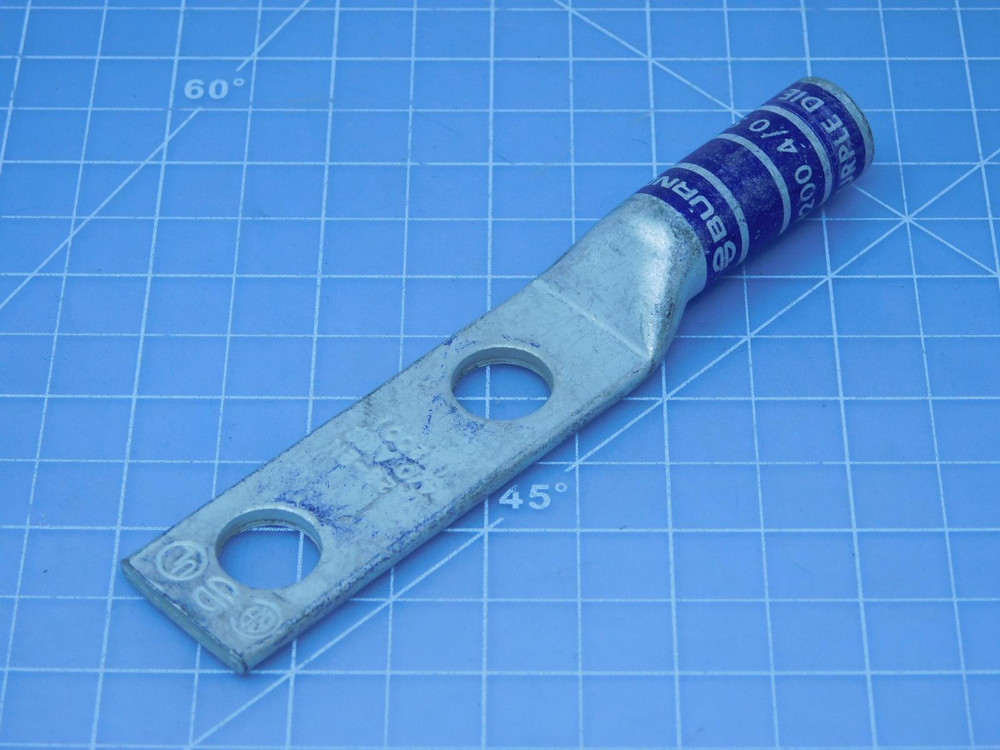 Lot of 10 Burndy YA282N  Copper Compression Lug For Sale