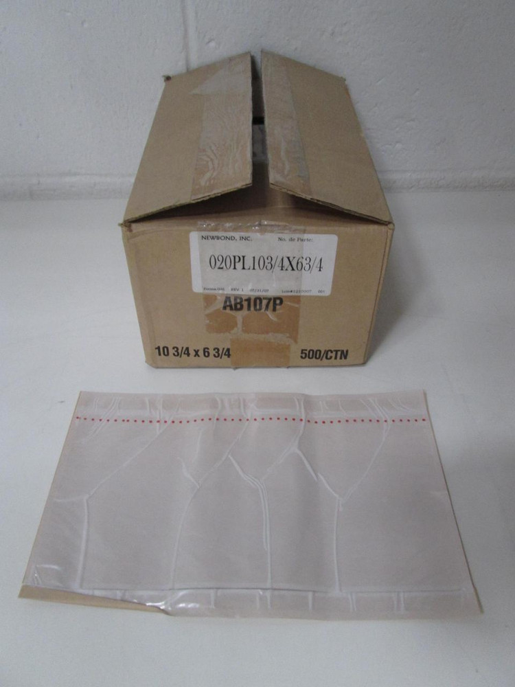 LOT OF 500 NEWBOND 020PL103/4X63/4 AB107P PACKING LIST ENVELOPES T47463