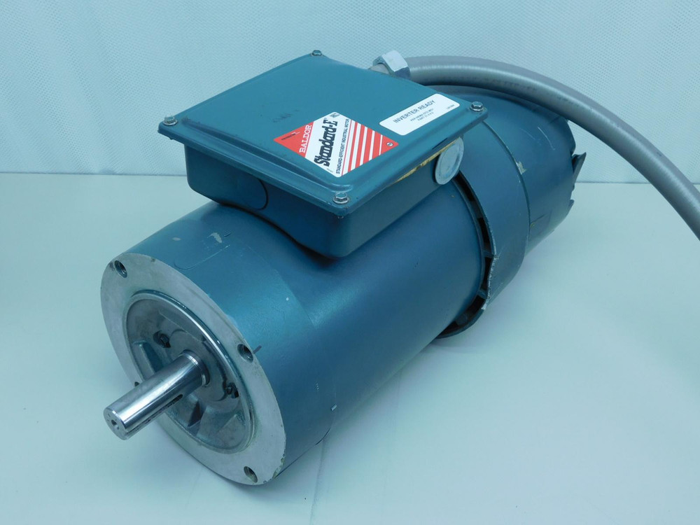 Baldor VBM3546T-D  Brake Motor 1 HP 208-230/460 V 1750 RPM Frame 143TC 3 PH For Sale