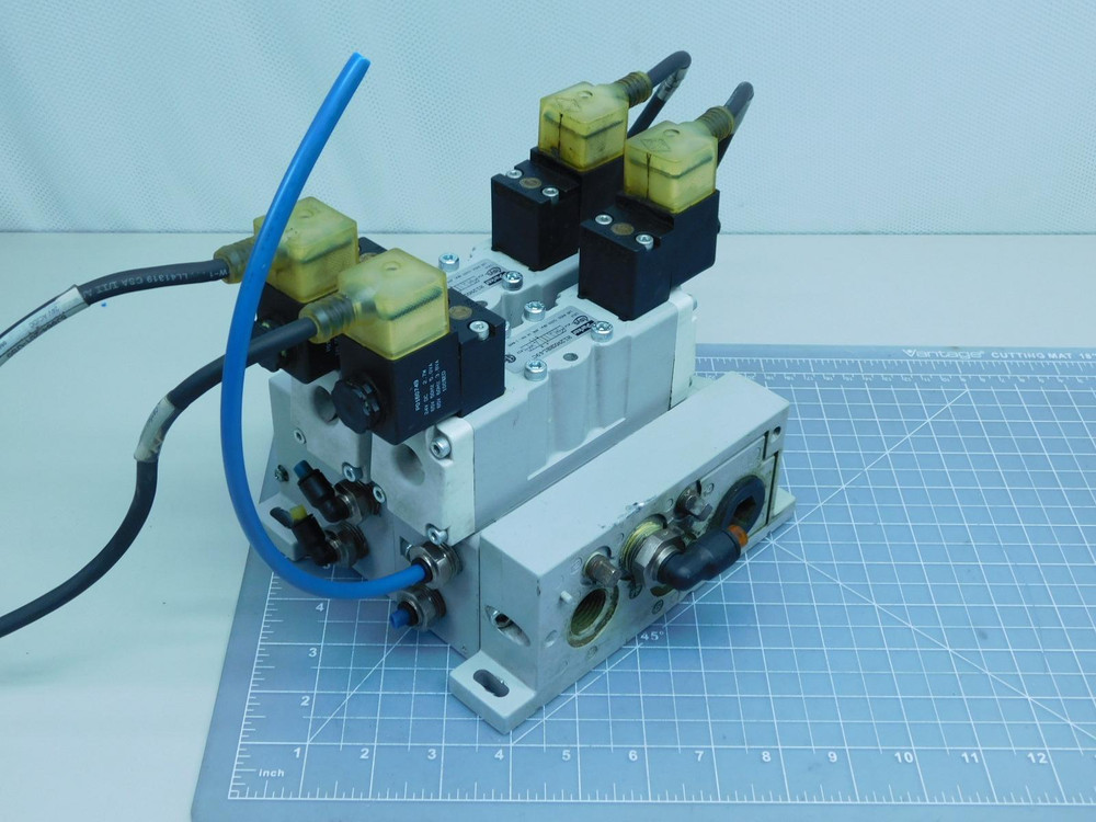 Lot of 2 Parker H12WXBBL49C  Pneumatic Directional Valve For Sale