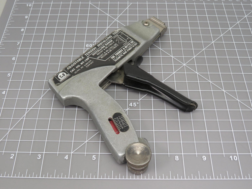 T & B Engineered WT-199  Hand Tool for Nylon Cable Ties 18-50 Pounds Ties For Sale