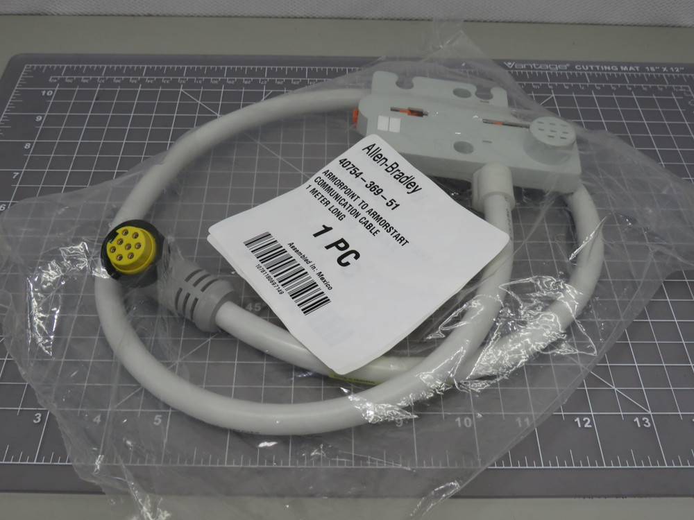 Allen-Bradley 40754-369-51 1301160005 Armorpoint To Armorstart Communication Cable 1 Meter Long/ Hanger Bracket For Sale