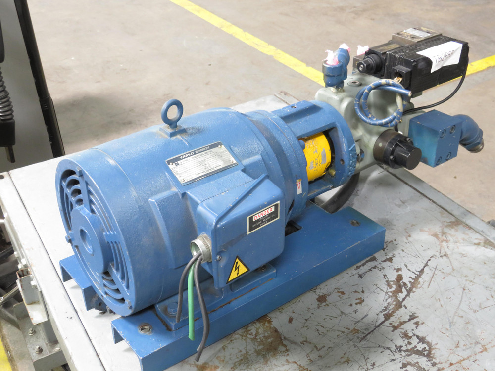 Yuken SB1100-02-140-4-B-6205 A37-FR04EH140S-42146 Hydraulic Control Valve with 3 Phase Induction Motor For Sale