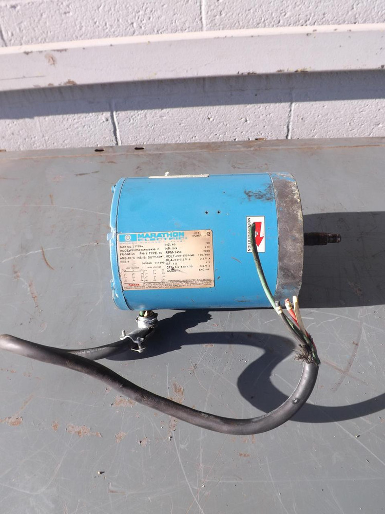 MARATHON ELECTRIC 2772RA 2VM56T34D5349B P JET PUMP MOTOR T47199