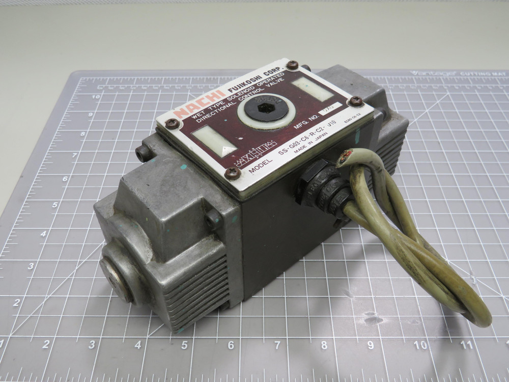 Nachi SS-G03-C6-R-C2-J10  Wet Type Solenoid Operated Directional Control Valve For Sale