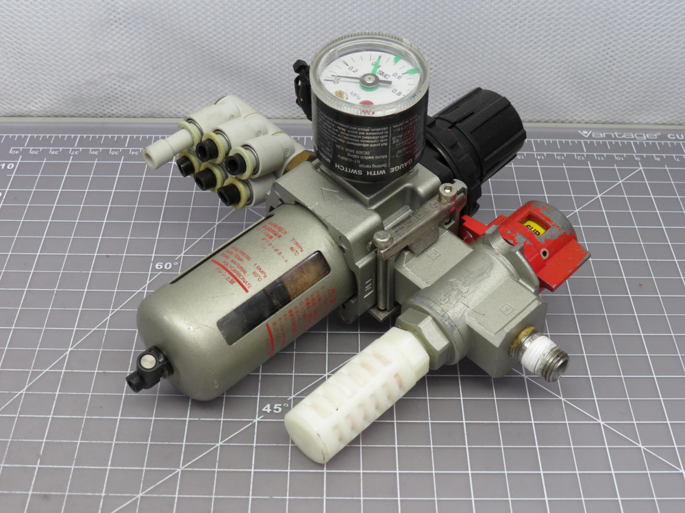 SMC VHS30-02 AW30-02B Pneumatic Filter Regulator For Sale