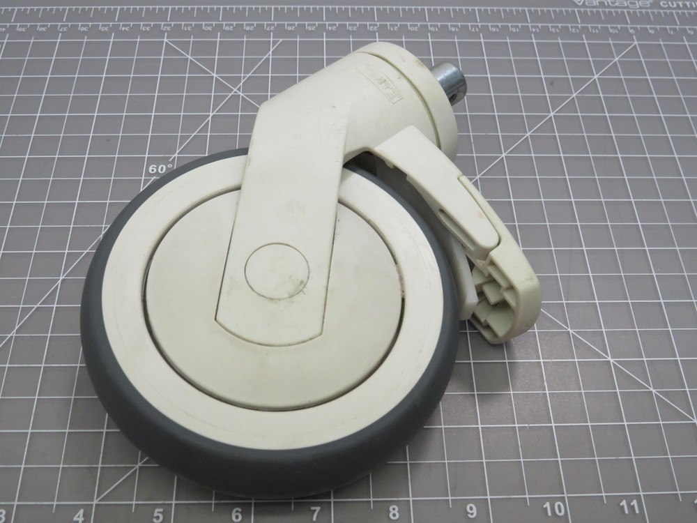 TENTE   Thermoplastic Rubber Caster Wheel With Lock 125 X 32mm For Sale