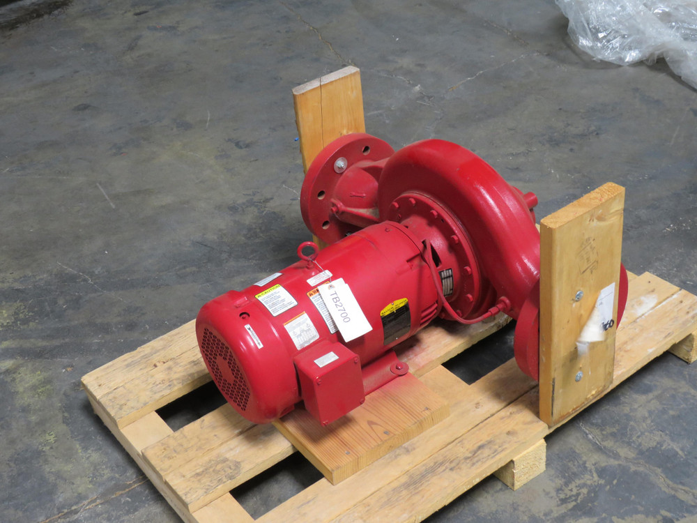 Bell & Gossett E-80 SSF 9.375  w 5 HP Super E Motor For Sale