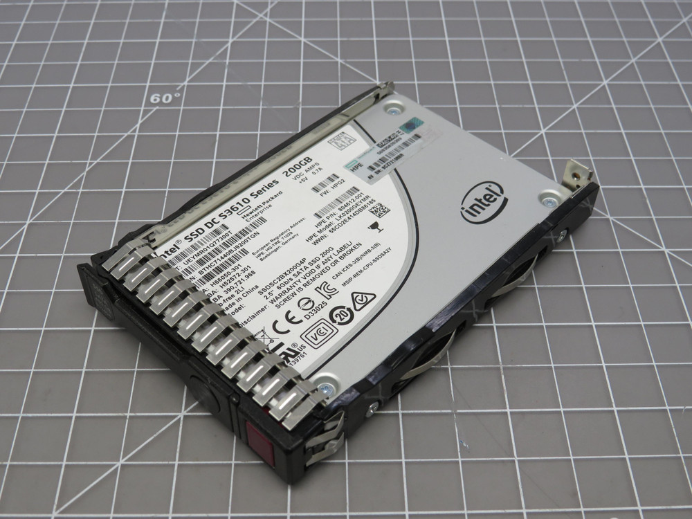 Intel 804612-001 SSDSC2BX200G4P Solid State Drive / Hard Drive 200 GB For Sale