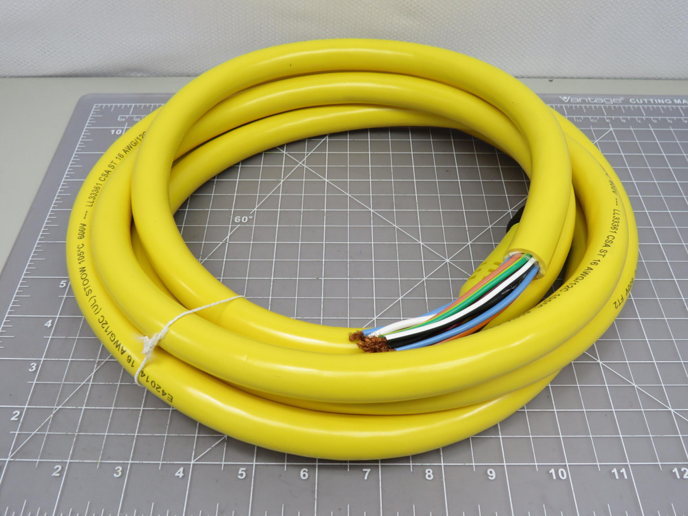 Woodhead 1300080161 47403 / 302000A01F120 Replaces 12P Female 12' 16-12 PVC Cord For Sale