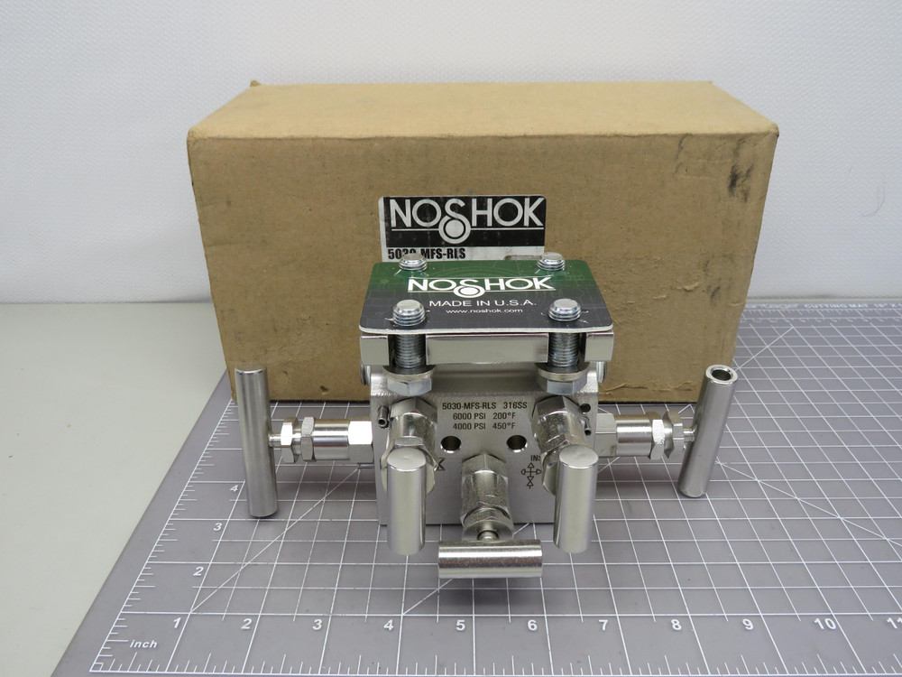 NOSHOK 5030-MFS-RLS  5 Valve Manifold For Sale