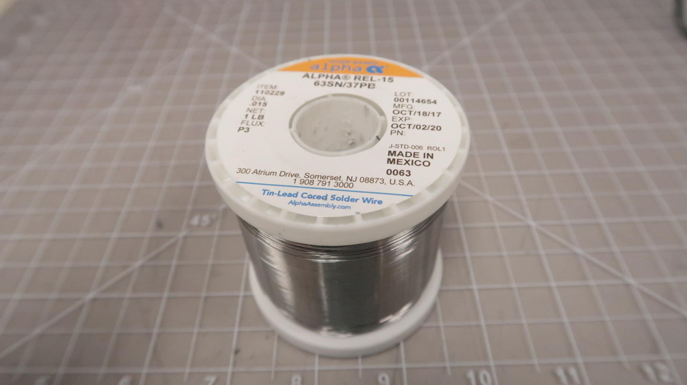 Alpha 63SN/37PB  Water Soluble Flux Solder Wire For Sale