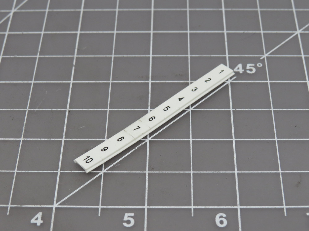 Lot of 340 Phoenix Contact ZBF 6  Zack Marker Strip 1-10 For Sale