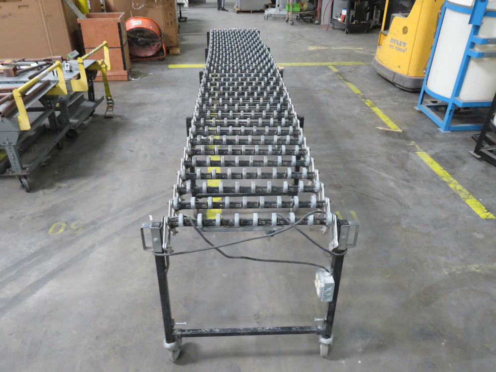 15 FT Accordian Roller Conveyor For Sale