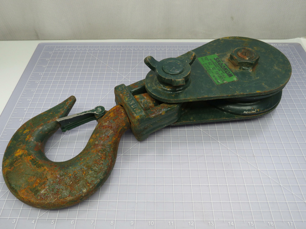 Skookum 62 1918000 Snatch Block WLL 20 Ton  2.4:1 5/8 In Dia WR For Sale