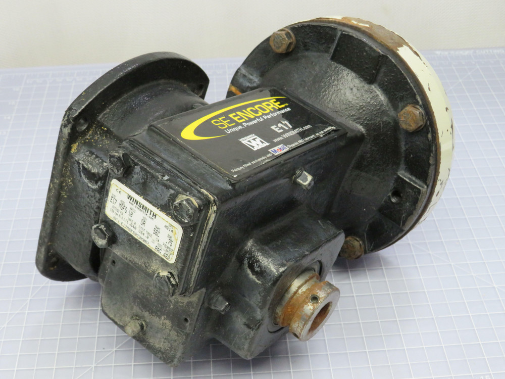 Winsmith MSFS E17 SE Gearbox Speed Reducer ratio 10 56C Frame .75 Bore For Sale