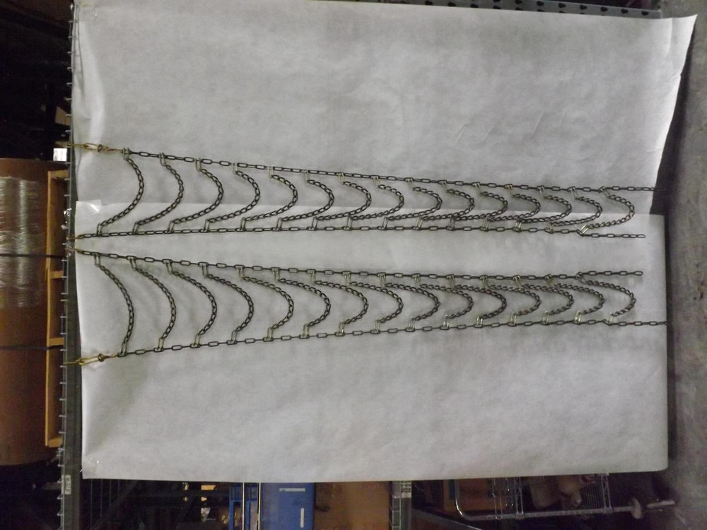 LOT OF 2 PEERLESS 9611616 0800547 TRUCK CHAINS T49698