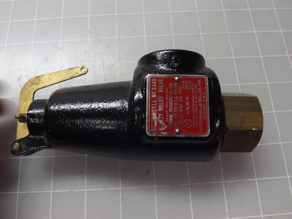 MCDONNELL & MILLER 3345 SAFETY RELIEF VALVE T49788